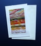 Individually Hand Crafted Textile Blank Card - Image 1