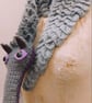 Mostly Monochrome Dragon Scarf  - Image 4