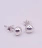 Classic & simple Sterling Silver Stud Earrings  - Image 3