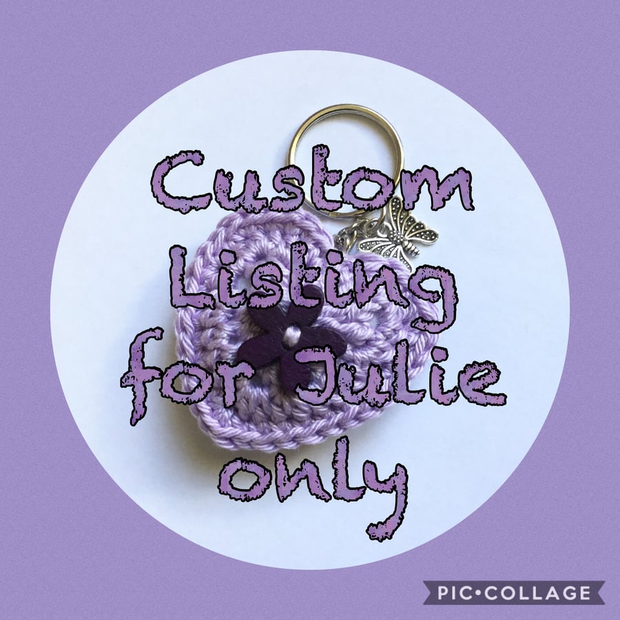 Custom Keyring Order for Julie Only 