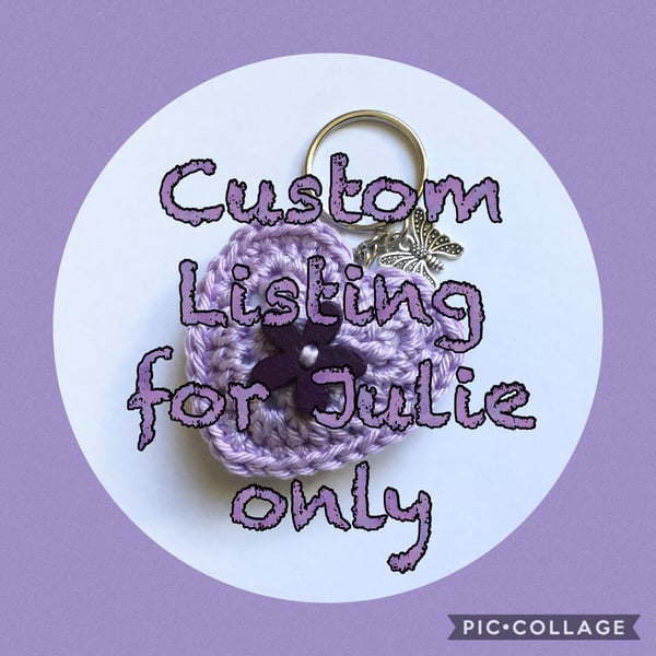 Custom Keyring Order for Julie Only 