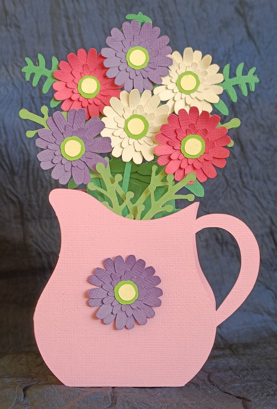 Jug of Flowers - Pink