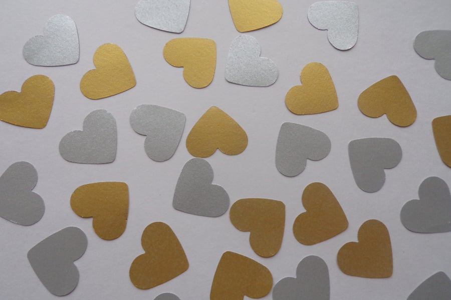 Confetti, Heart Confetti, Wedding Confetti, Table Confetti, Craft Confetti