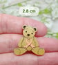 Uterine Cancer Awareness Teddy Bear Brooch, Endometrial Cancer Pin, Handmade - Image 4