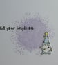 Pack of 3 Christmas Cards - Gnomes with Tree Lights - Image 4