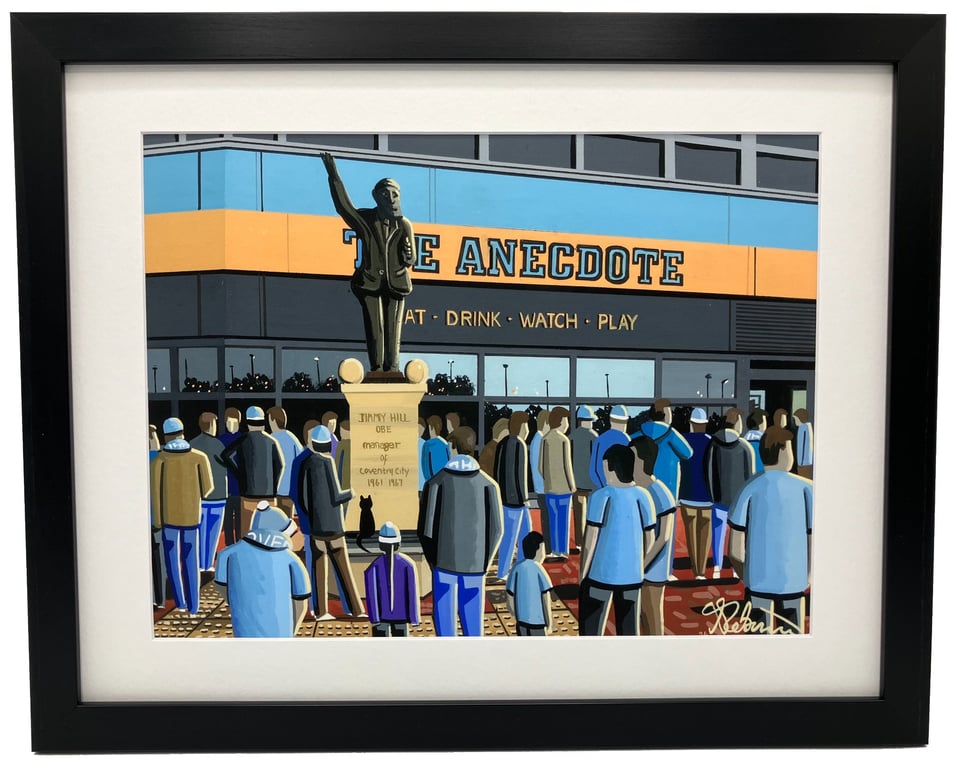 Coventry, Framed & Unframed Fine Art Print City Football Club FC, Stadium Gift
