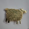 Sheep brooch