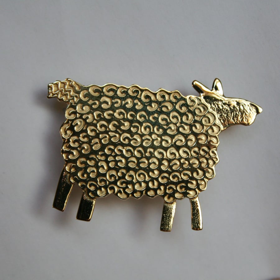 Sheep brooch