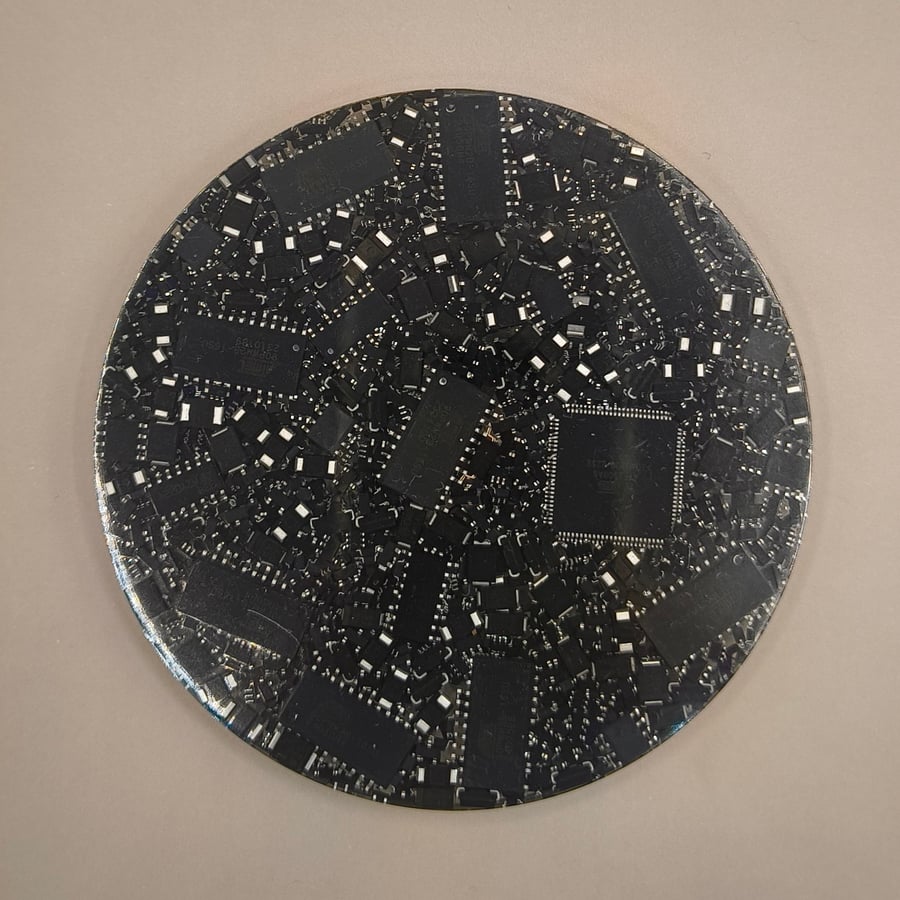Electronic Components Coaster (IC's, Diodes etc)