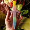 Custom For Alice - Small Pastel Rainbow Athame