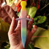 Custom For Alice - Small Pastel Rainbow Athame