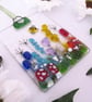Fused Glass Suncatcher (Toadstool Meadow) - Image 1