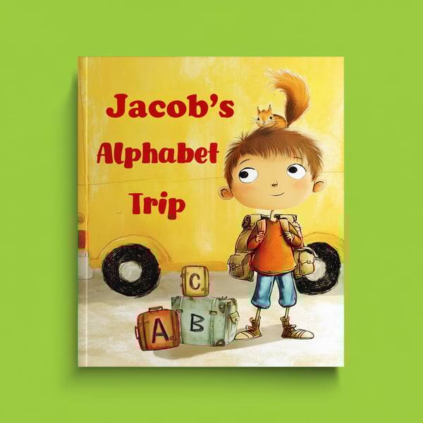 Personalised ABC Book for Babies and Toddlers-Perfect Birthday Gift for Age 0-5