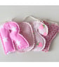 Personalised Name Bunting Puffy letters Girls custom made - Image 2