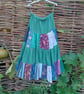 Handmade boho witchy patchwork skirt
