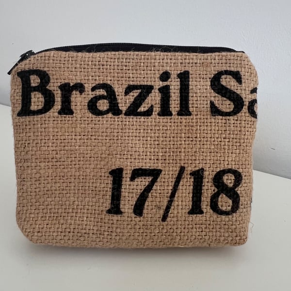 Coin Purse, Coffee Bean, Zipped Coon Purse, Card Holder 