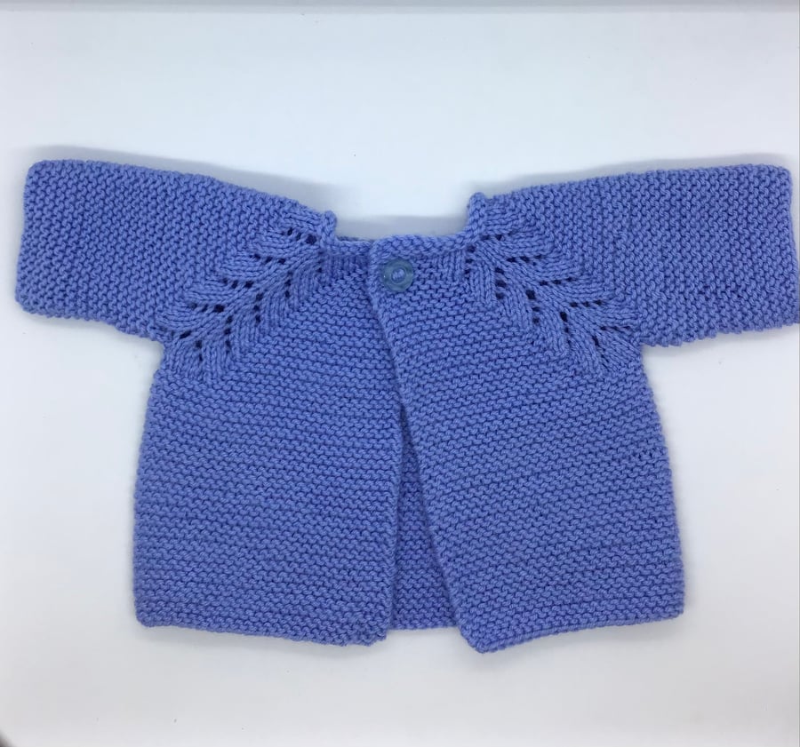 Blue Baby Cardigan 0-3 months 