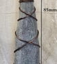 Copper Wire Wrapped Sea River Stone Pendant Necklace - Image 4
