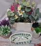 Glasses or trinket basket, hand crocheted  - Image 3