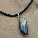 The 'Sunset Stone' Labradorite Necklace