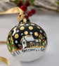 Starry night ceramic bauble - Image 2