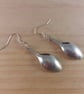 Upcycled Silver Plated Sugar Tong Spoon Earrings (SPE102505)