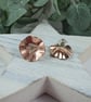 Poppy Brooch, Copper and Sterling Silver Lapel Pin - Image 4