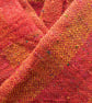 Handwoven Merino, Silk & Llama Scarf – Orange, Red & Gold - Image 8