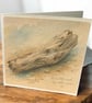 Weathered By The Sea Driftwood Card. Coastal Card - Image 5