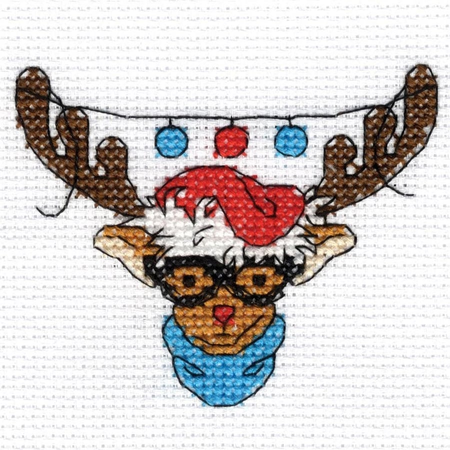 Rudolph Cross Stitch Kit - Christmas Characters - DMC