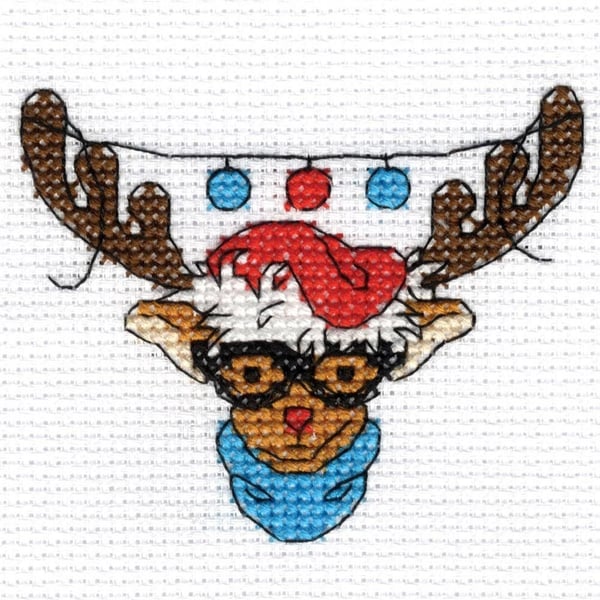 Rudolph Cross Stitch Kit - Christmas Characters... - Folksy