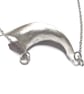 Handmade Sculptural Anticlastic Sterling Silver Pendant - Image 3