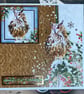 Handmade Snowy Winter Owl Christmas Card – "Have a Holly Jolly Christmas" - Image 2