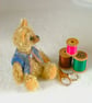 Woody, a 6" collectable mohair bear with a knitted waistcoat - Image 10