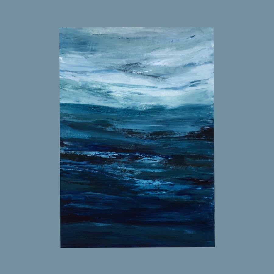Perfectly Imperfect Original Seascape Painting - Sample 75