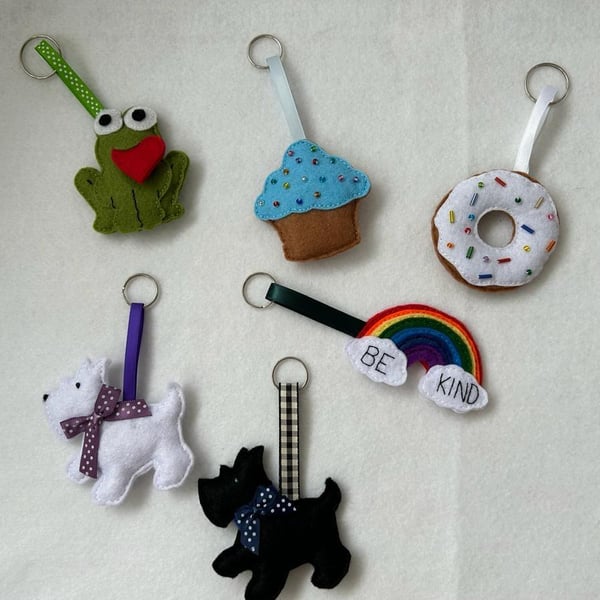 Hand Stitched Novelty Keyring
