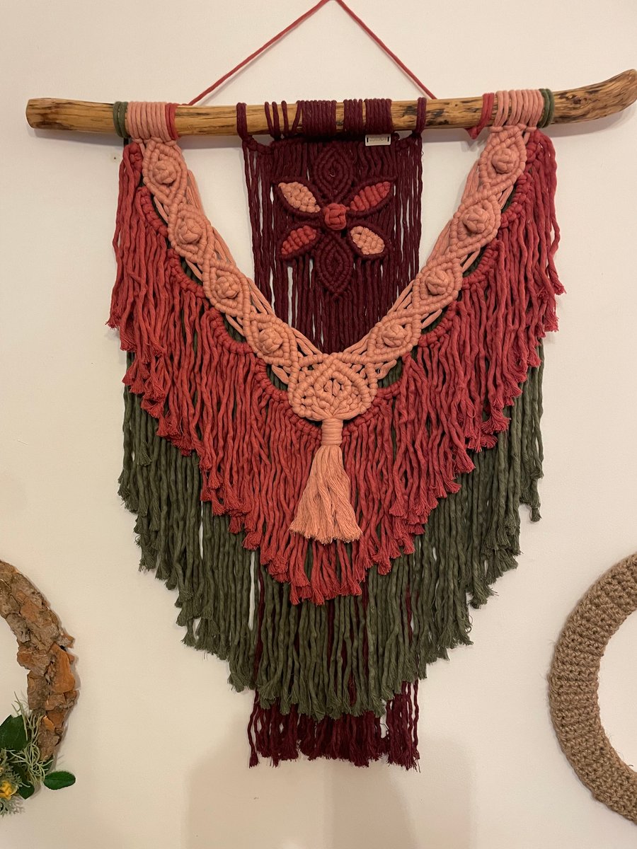 Unique Handmade Macrame Wall Hanging