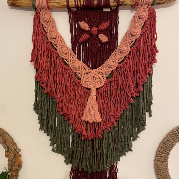 Unique Handmade Macrame Wall Hanging