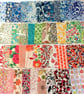 36 Liberty Fabric Scraps 3" Charm Squares : MULTICOLOURS : Patchwork Bundle - Image 1