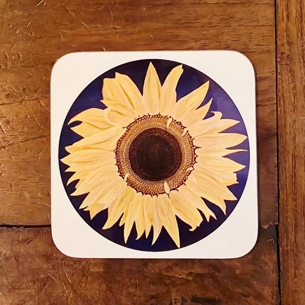 Connor's Sunflower Coaster