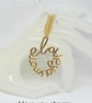 Sterling Silver Gold Plated “Love You More” Chainmaille Handbag Charm - Image 10