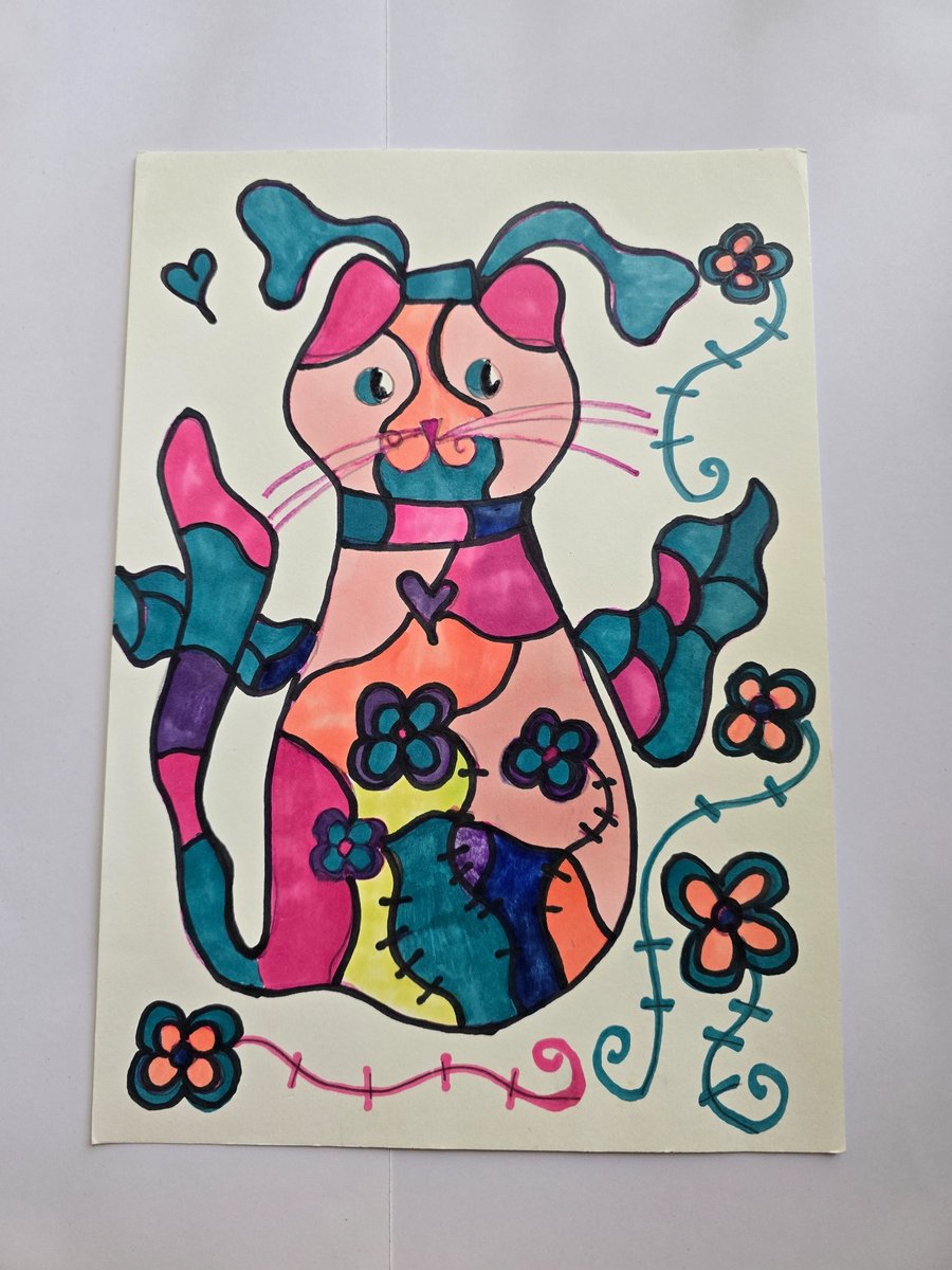 Fairy Cat Drawing 