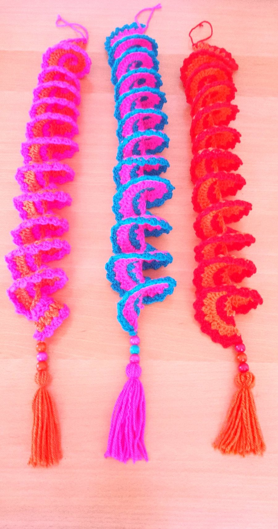 Crochet Two Tone Wind Spinners 