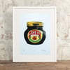Love It Marmite Hand Pulled Limited Edition Screen Print