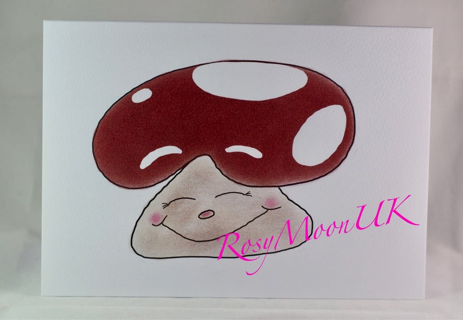 Toadstool Blank Card 