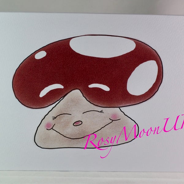 Toadstool Blank Card 