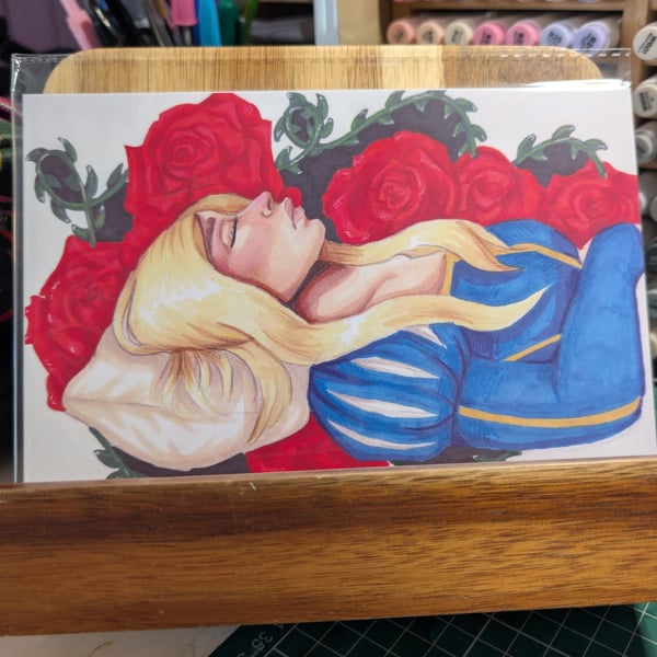 21x15cm Print - Rose Reverie