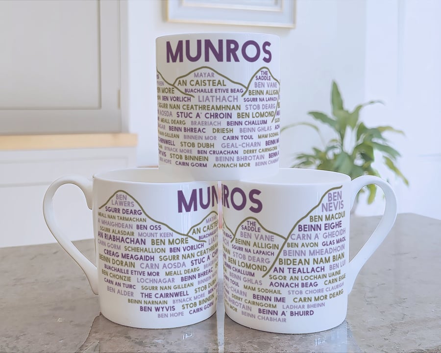 Munros fine china mug - 13oz - Seconds Sunday