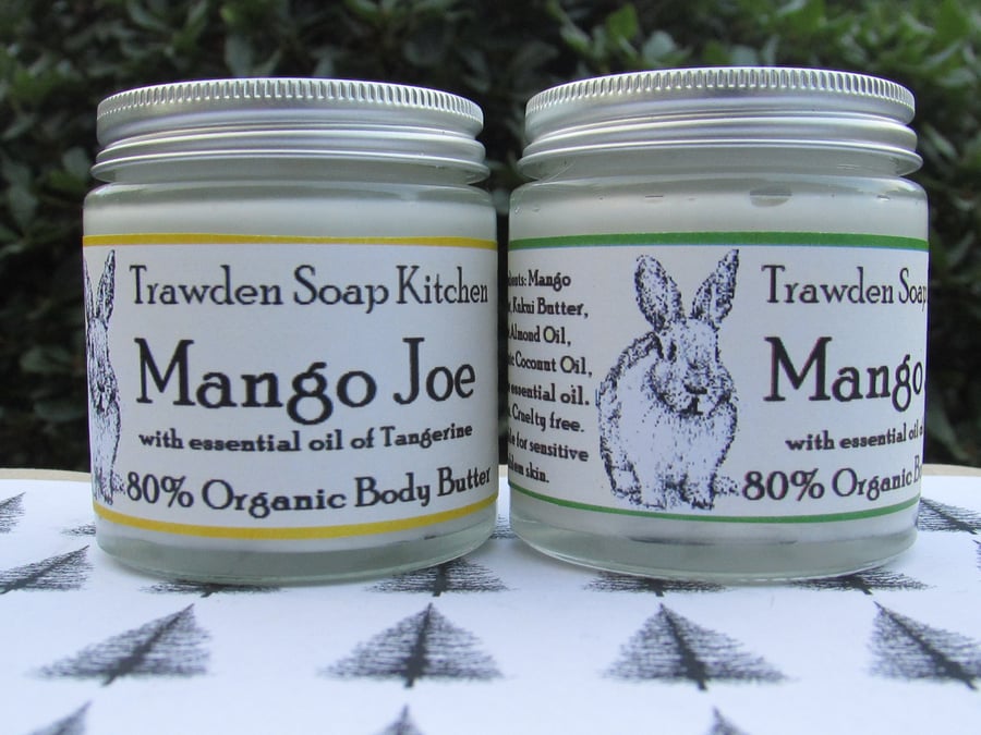 Lime Mango Joe, organic body butter, vegan, 100% natural, very dry skin