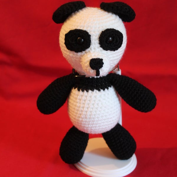 Crochet panda